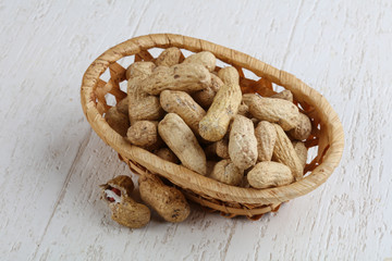 Peanuts in the bowl
