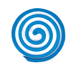 Mosquito repellent coils isolated on white background