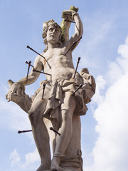Statue of Saint Sebastian, Cieblice, Poland