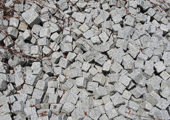 Background, pile of stones