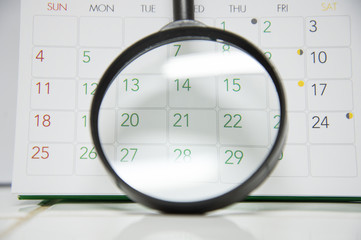 Naklejka premium calendar page
