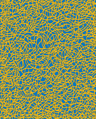 Vector Background confusion of lines drawn