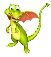 cute Dragon funny cartoon character