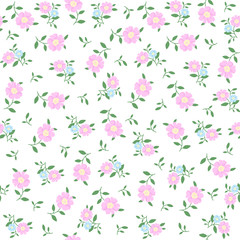 Seamless pattern in small flower. Romantic flower print. Ditsy floral. Floral seamless pattern. Vector Illustration