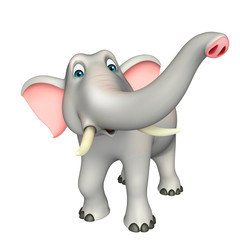cute  Elephant funny cartoon character