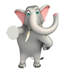 cute  Elephant funny cartoon character