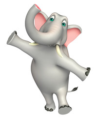 cute  Elephant funny cartoon character