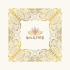 Hand Drawn Bakery Frame