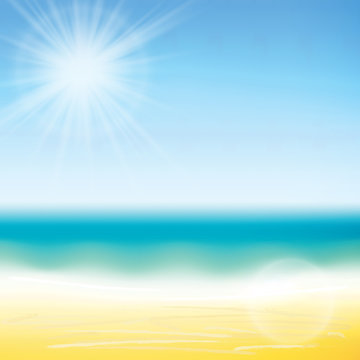 Summer vector background. Summer vector illustration.