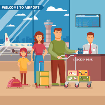 Airport Work Illustration 