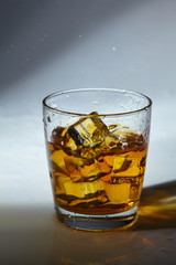 whiskey with ice