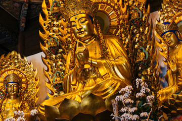 Rerliogius Statue in Longhua Temple, Shanghai - China. 