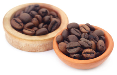 Roasted coffee beans