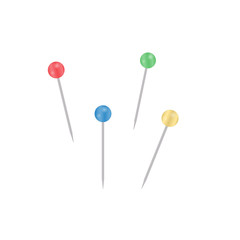 Vector pins collection.