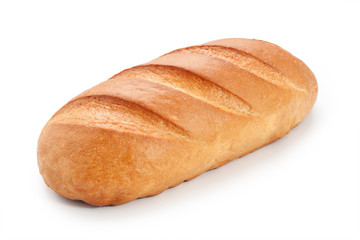 bread isolated on white background