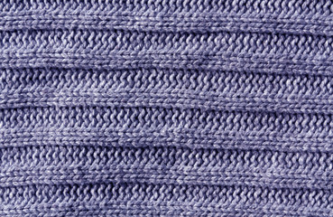 Abstract blue knitting cloth texture.