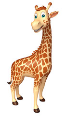 Fototapeta premium cute Giraffe cartoon character