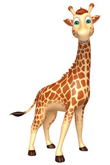 Fototapeta premium cute Giraffe cartoon character
