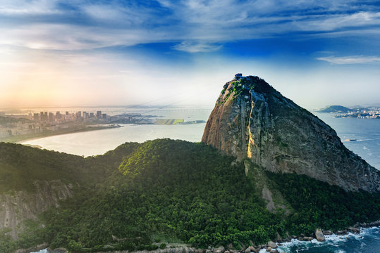 Sugarloaf mountain in Rio De Janeiro