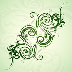 Abstract floral design