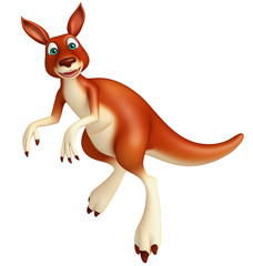 jumping Kangaroo cartoon character