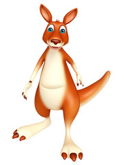 walking Kangaroo cartoon character