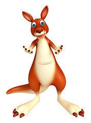 cute Kangaroo cartoon character