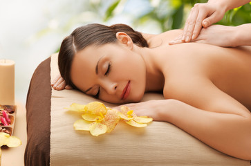 woman in spa