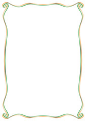 Obraz premium frame with India flag