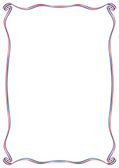 frame with Netherlands flag