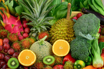 Nutrition Fruits and vegetables for healthy