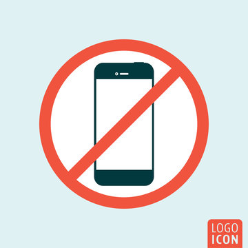 Turn off smartphone icon
