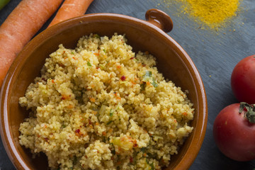 Cuscus with vegetables