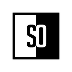 initial square half logo 