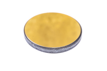 lens for laser machines, optical component for laser industry. isolated on white background