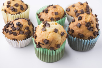 muffin isolated on white background