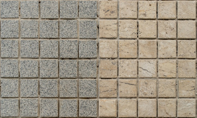 Two granites texture