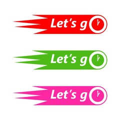 let's go sign vector