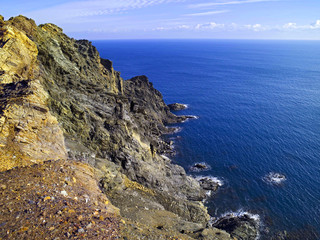 Fototapeta premium costa parte norte de girona, mediterraneo