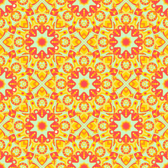 Seamless pattern. Decorative pattern in beautiful colors. Vector background