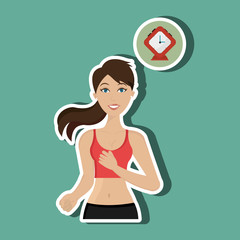 Obraz premium Healthy habits design 
