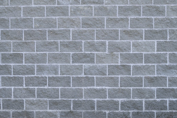 The gray brick wall