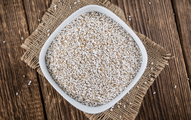 Portion of puffed Amaranth (selective focus)