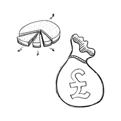 sketch icon. creative concept.  Flat illiustration