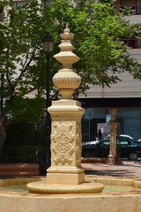 Obraz premium Detalle de la fuente de la Glorieta