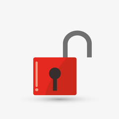 Security system design. Technology icon. Isolated illustration