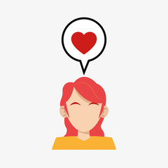 Social media design. communication icon. Isolated illustration