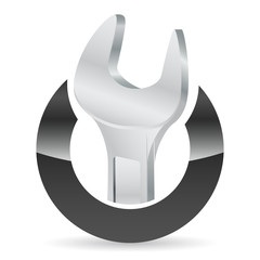 Autowerkstatt, KFZ-Werkstatt - Symbol, Logo