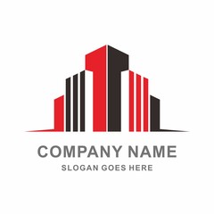 Fototapeta premium Real Estate Buildings Architecture Vector Logo Template