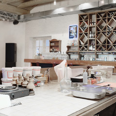 Interior with the image of bar counter